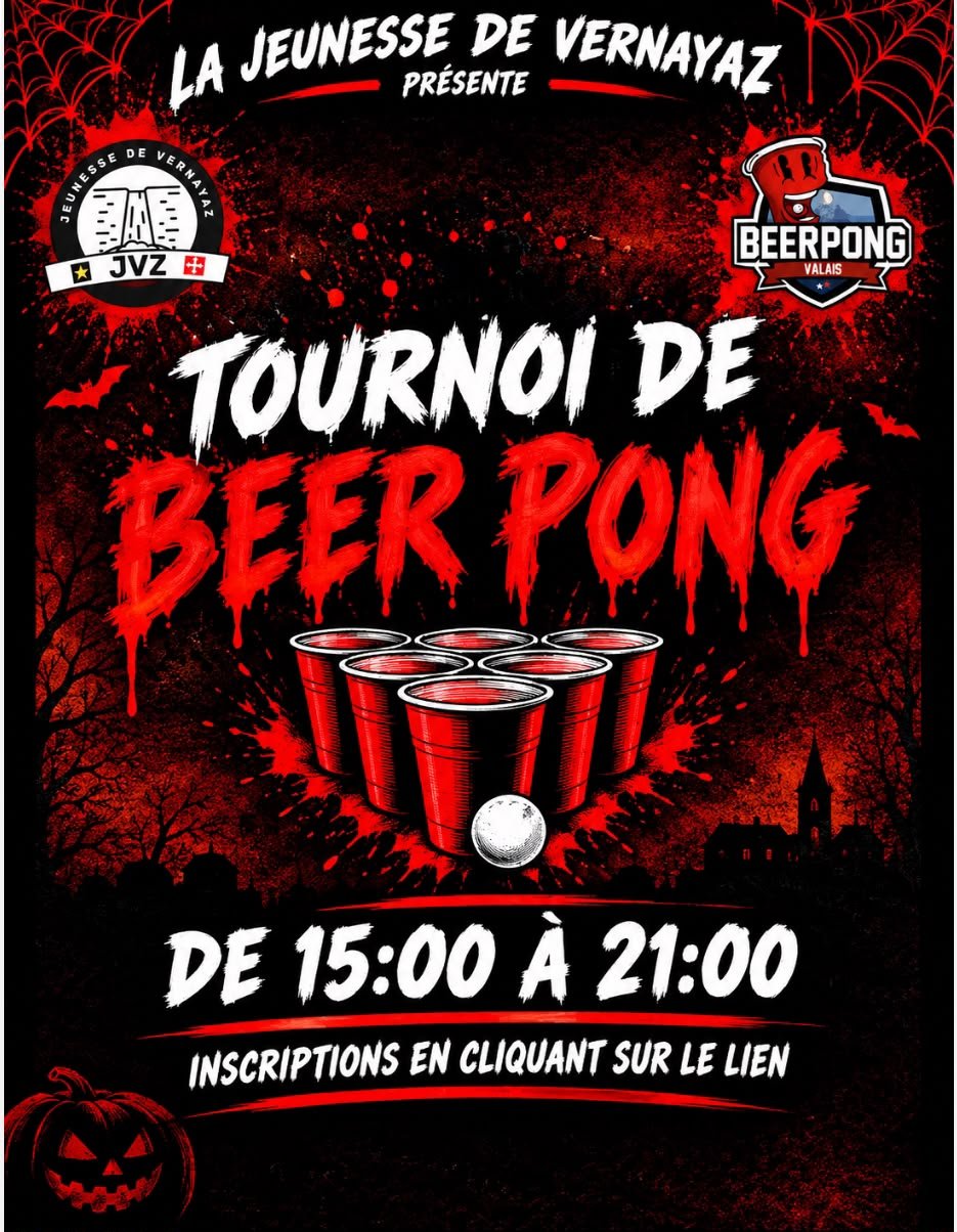 Inscription au tournoi Beerpong Valais